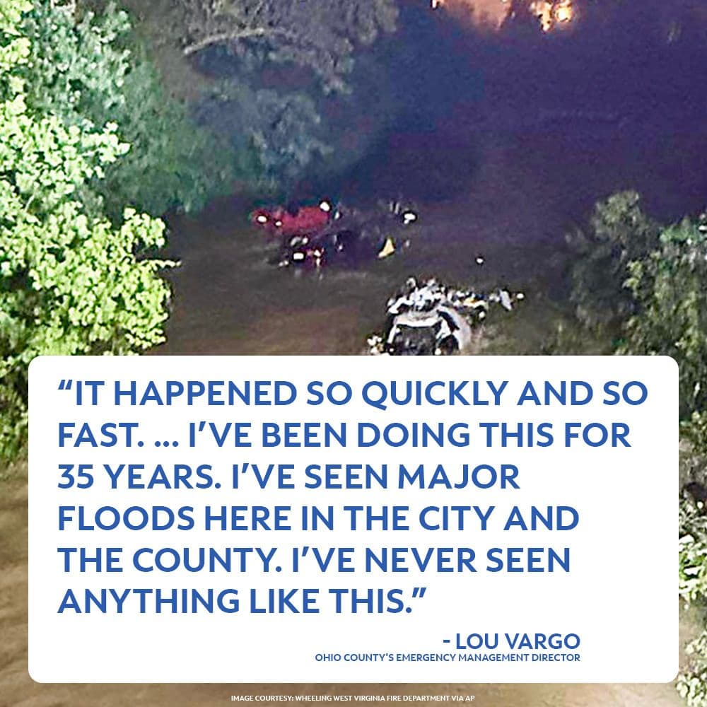 Fact Check: Between 2.5 to 4 inches of rain fell in parts of Wheeling and Ohio County within about half an hour on June 16, 2025.