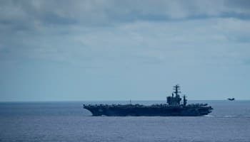 Fact Check: The USS Nimitz Carrier Strike Group is currently transiting the Malacca Strait, likely heading to the Central Command Area of Responsibility (CENTCOM AOR).
