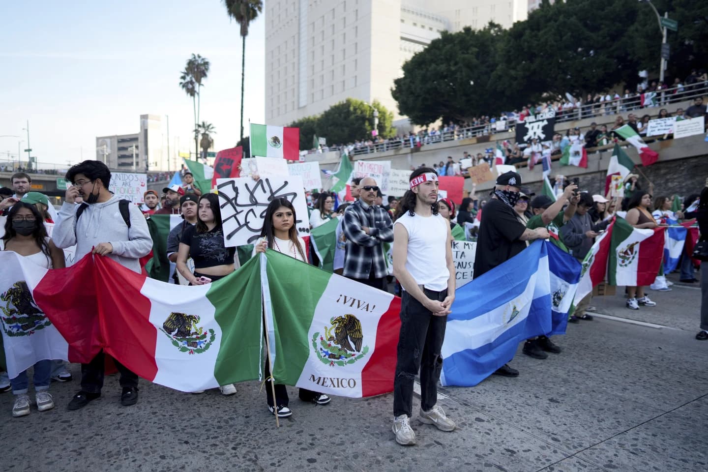 Fact Check: President Trump suggested that the deployment of National Guard troops to Los Angeles was the reason the protests there went peacefully on June 15, 2025.