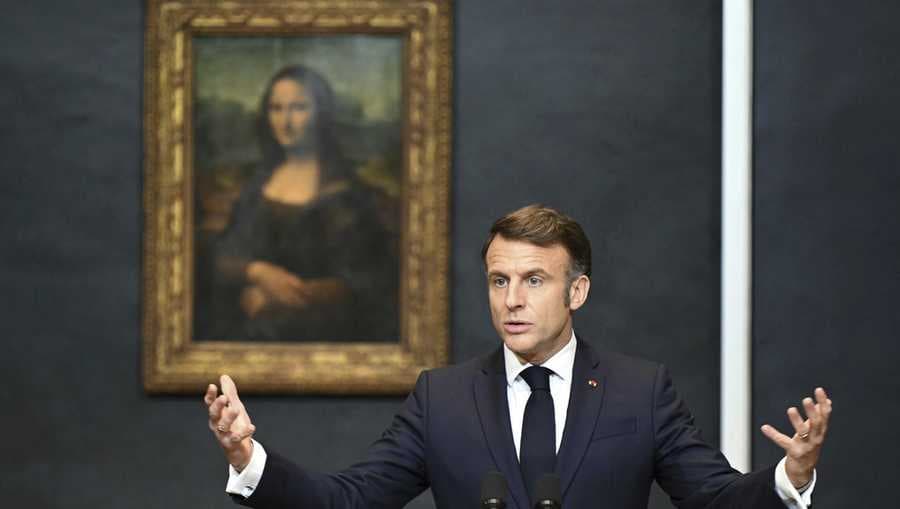 Fact Check: French President Emmanuel Macron unveiled a decade-long renovation plan for the Louvre Museum in January 2025, which is estimated to cost between 700 million to 800 million euros ($730 million to $834 million).
