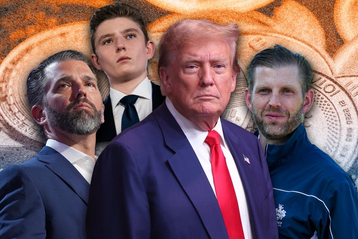 Fact Check: Donald Trump Jr., Eric Trump, and Barron Trump are listed as co-founders of World Liberty Financial on the company's website.