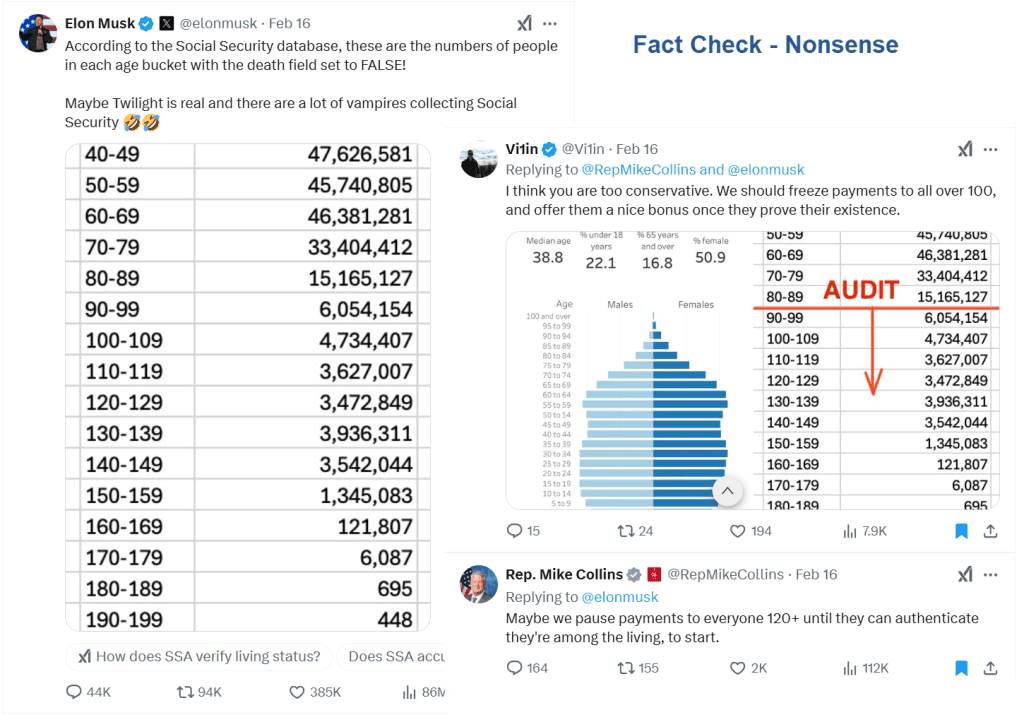 Fact Check: The justifications used by DOGE to operate at the Social Security Administration were not true.