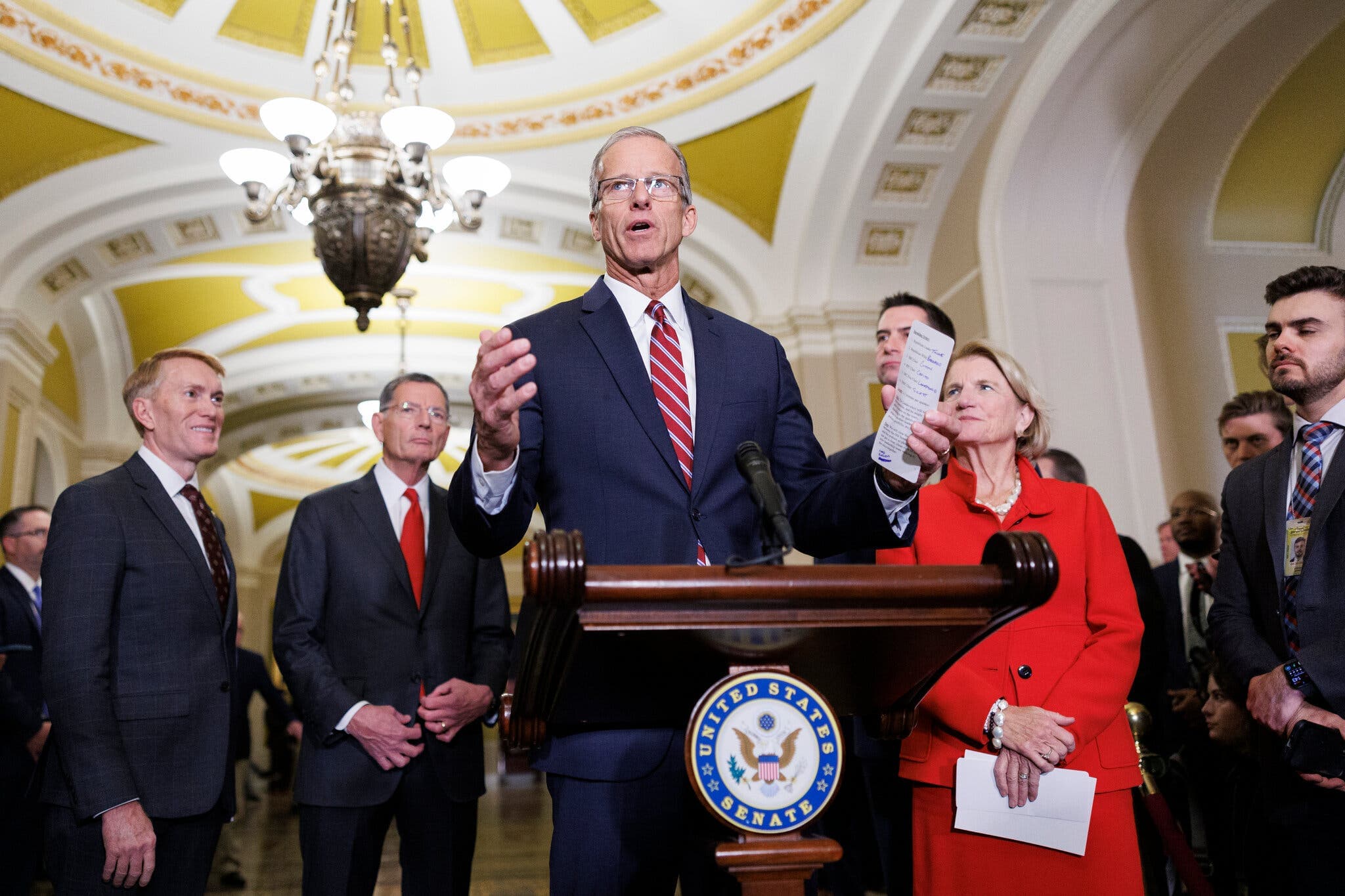 Fact Check: Senate Majority Leader John Thune can afford to lose only three GOP votes on President Donald Trump's final tax and spending bill.