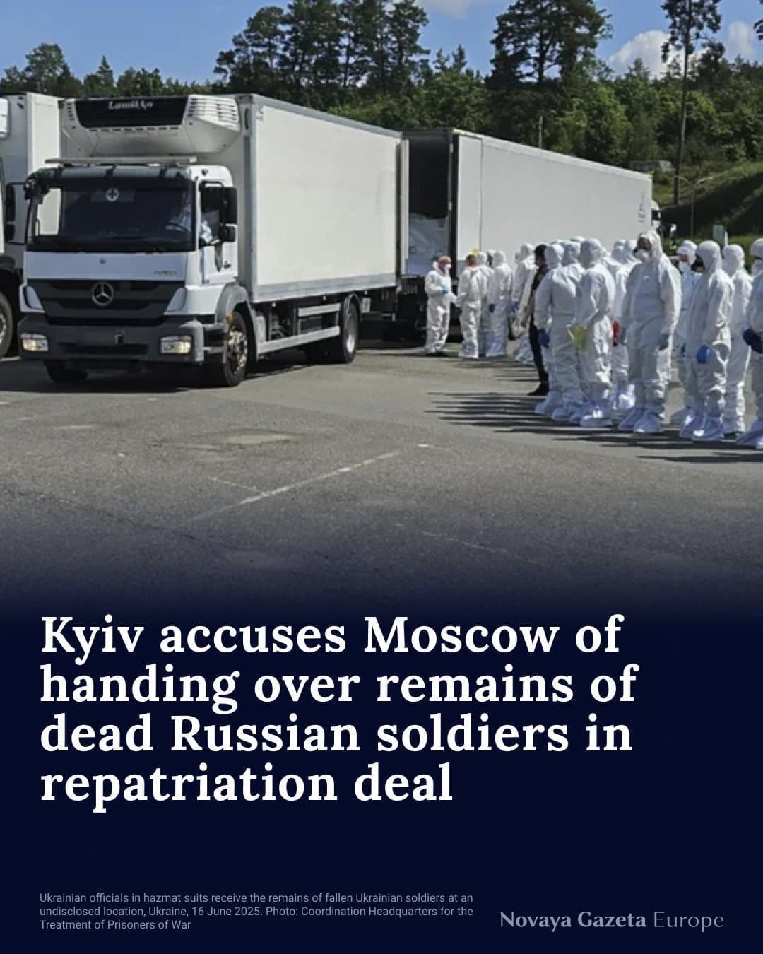 Fact Check: Ukrainian Interior Minister Ihor Klymenko stated that Moscow has handed over the remains of both Russian and Ukrainian soldiers to Kyiv as part of a series of repatriations over the past two weeks.