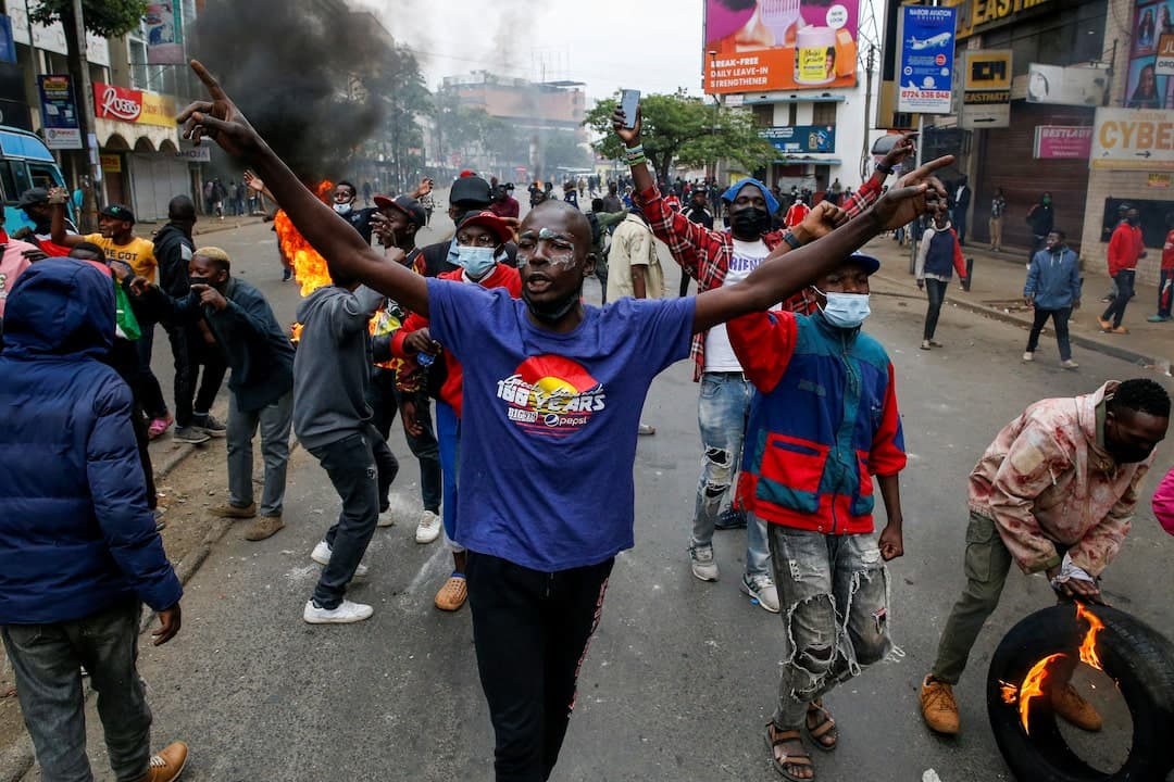 Fact Check: Kenyan protesters clashed with club-carrying young men, believed to be loyal to the government, in Nairobi on [specific date not provided in the article].