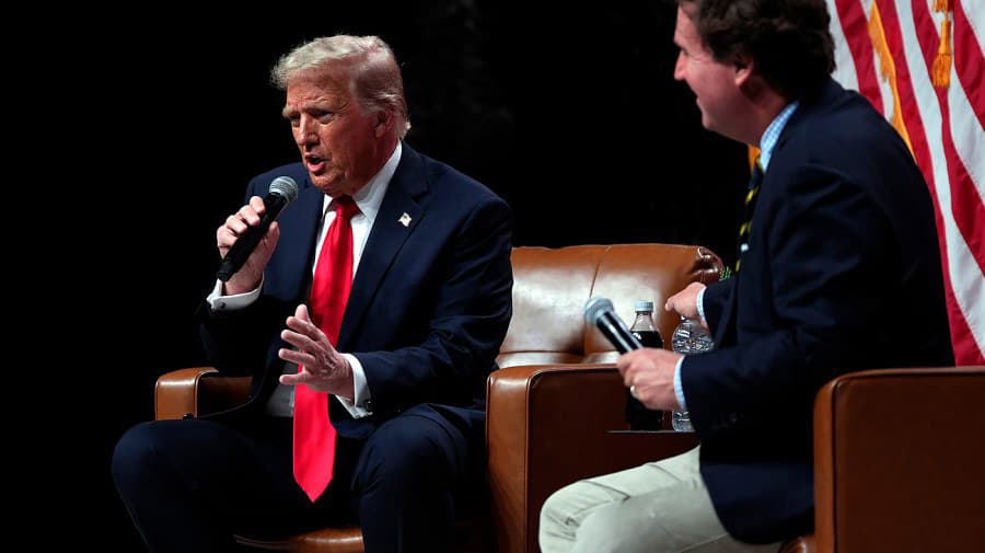 Fact Check: On October 2, 2023, Donald Trump criticized political commentator Tucker Carlson on Truth Social for cautioning against US military involvement in the conflict with Iran.