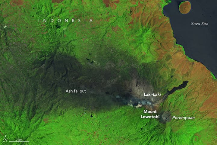 Fact Check: The danger zone around the Mount Lewotobi Laki-Laki volcano was expanded to about five miles from the crater following the eruption.