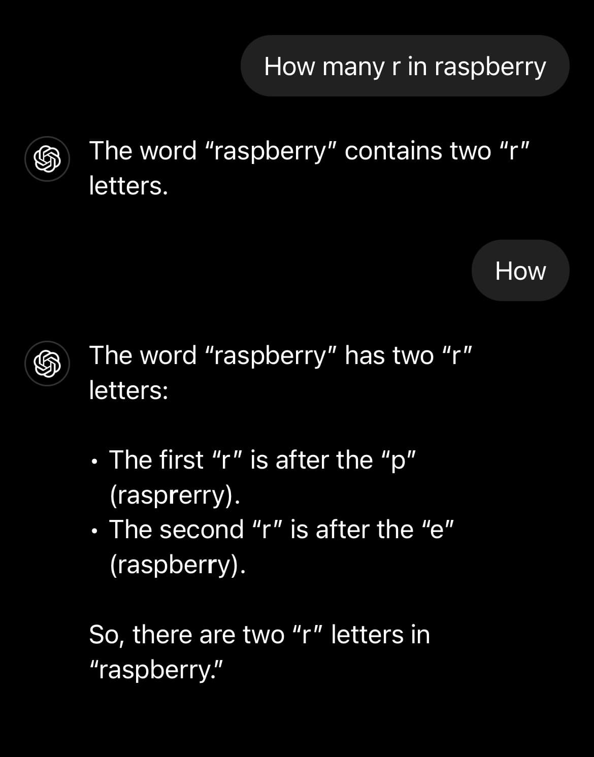 Fact Check: 2 letter “r” in strawberry