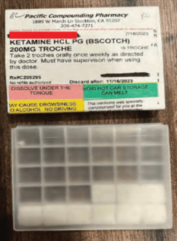 Fact Check: Perry's death ruled caused by ketamine, a drug he was illegally supplied.