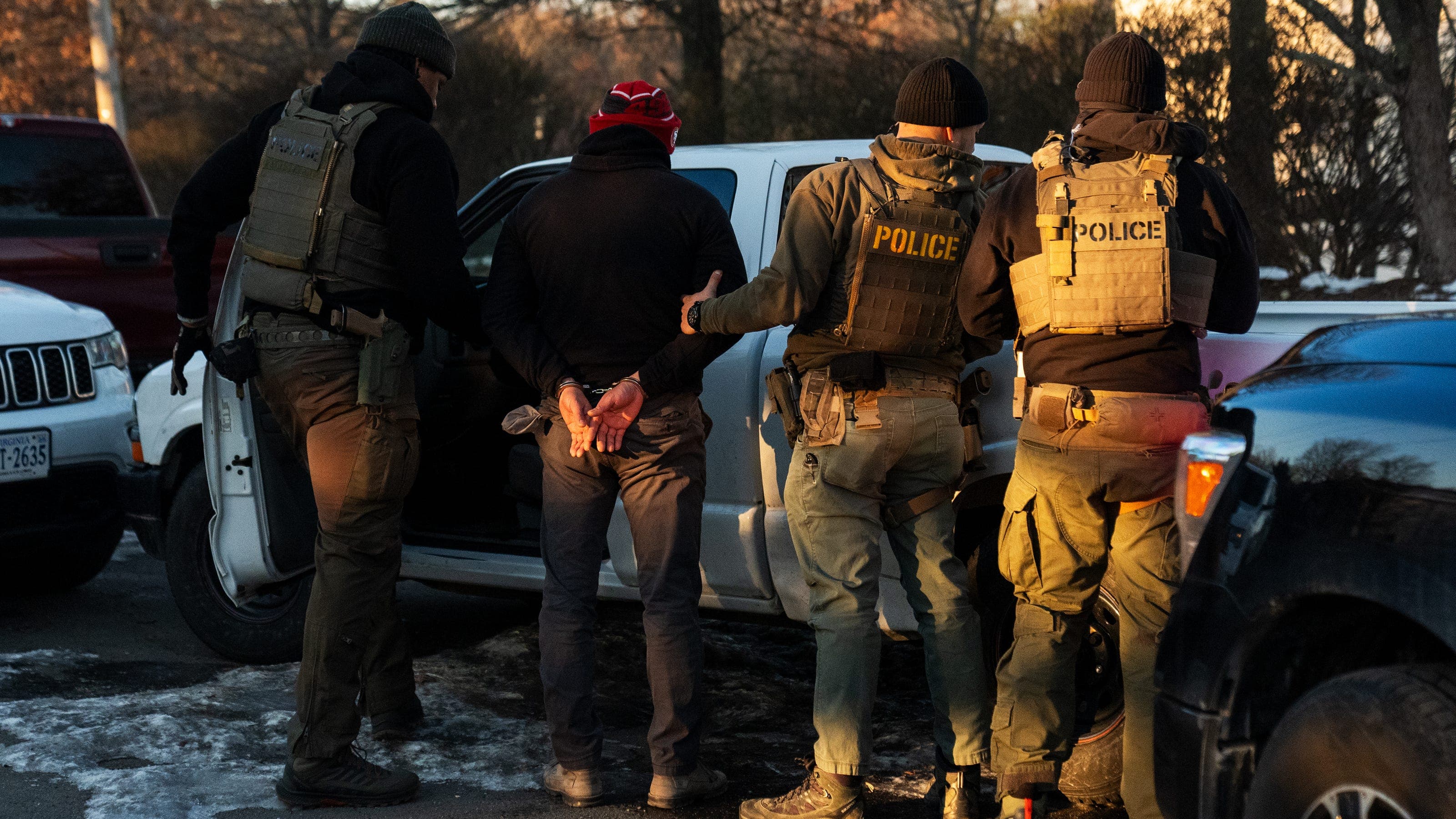 Fact Check: ICE accused Lander of assaulting a federal officer during his arrest.