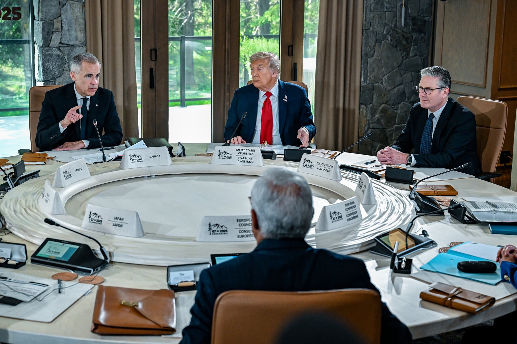Fact Check: Trump left the G7 summit to plan military action against Iran.