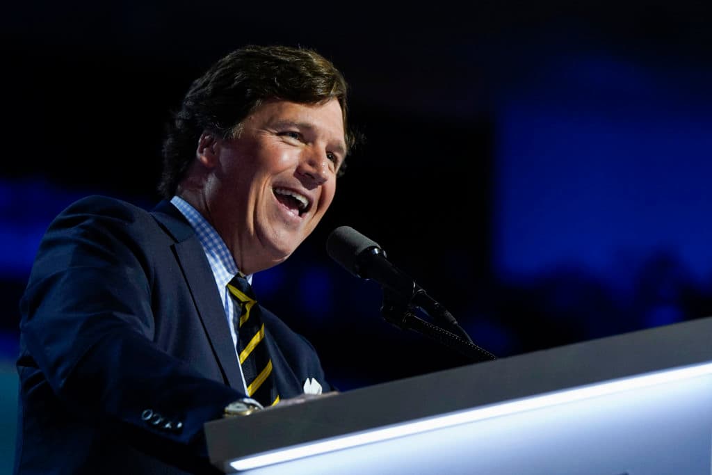 Fact Check: Tucker Carlson labels Republican 'warmongers' amid Iran conflict debate.