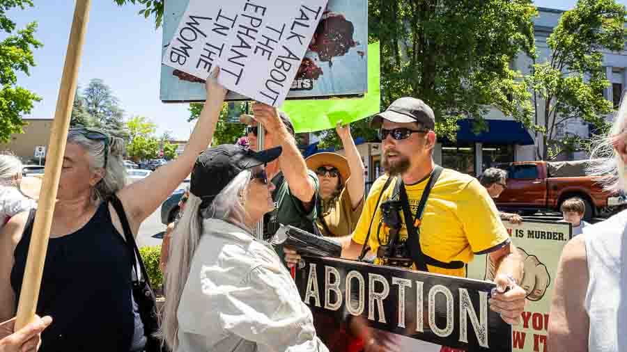 Fact Check: Anti-abortion advocate claims majority can desire 'evil things'.