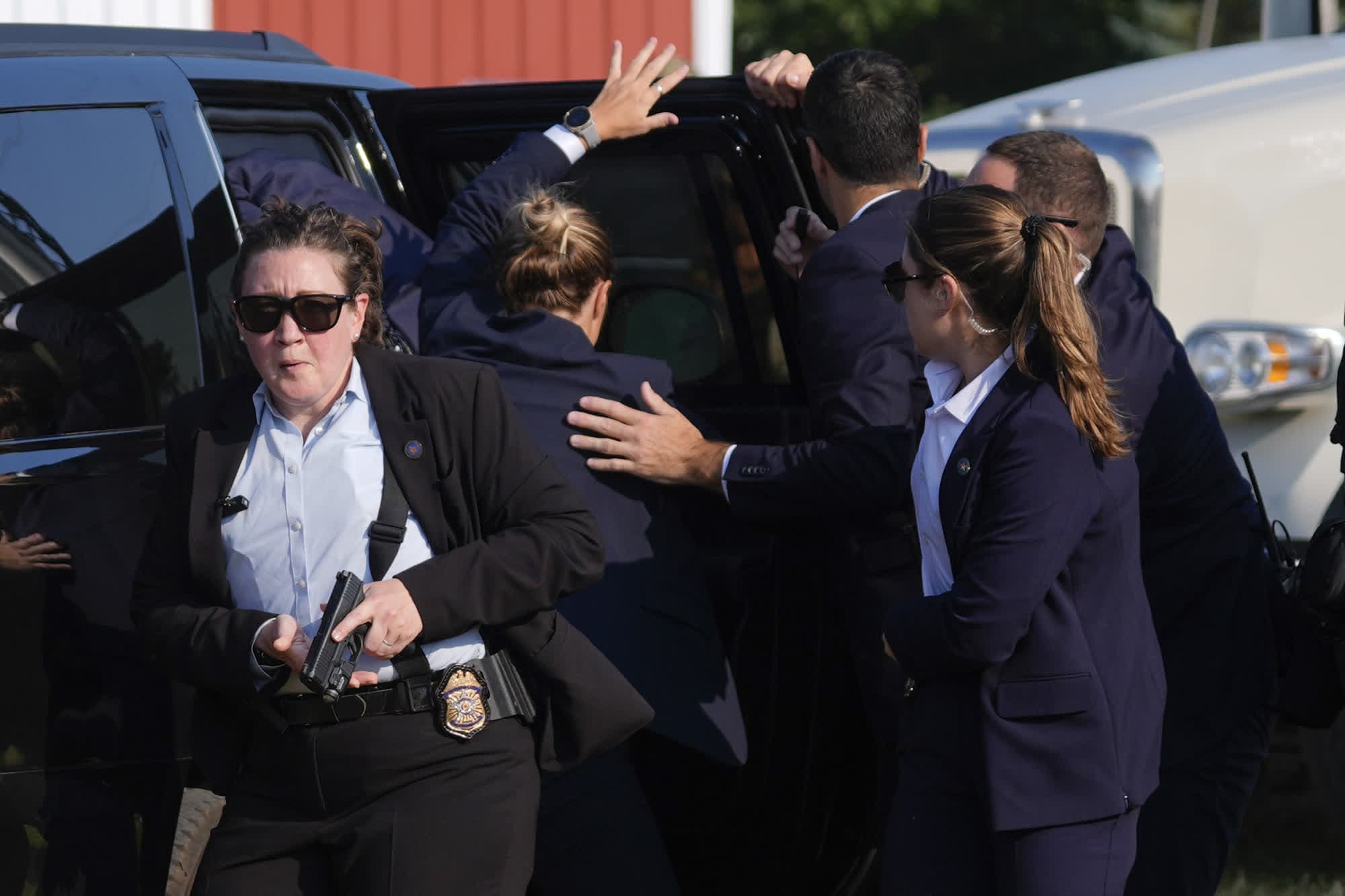 Fact Check: Protester attempted to hide a loaded handgun under his clothing.