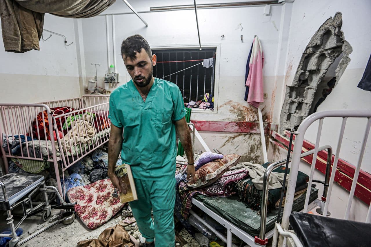 Fact Check: Nasser Hospital in Gaza could collapse at any moment due to overwhelming casualties.