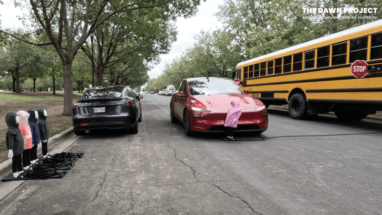 Fact Check: Tesla's FSD software demonstrated running over a child-sized mannequin.