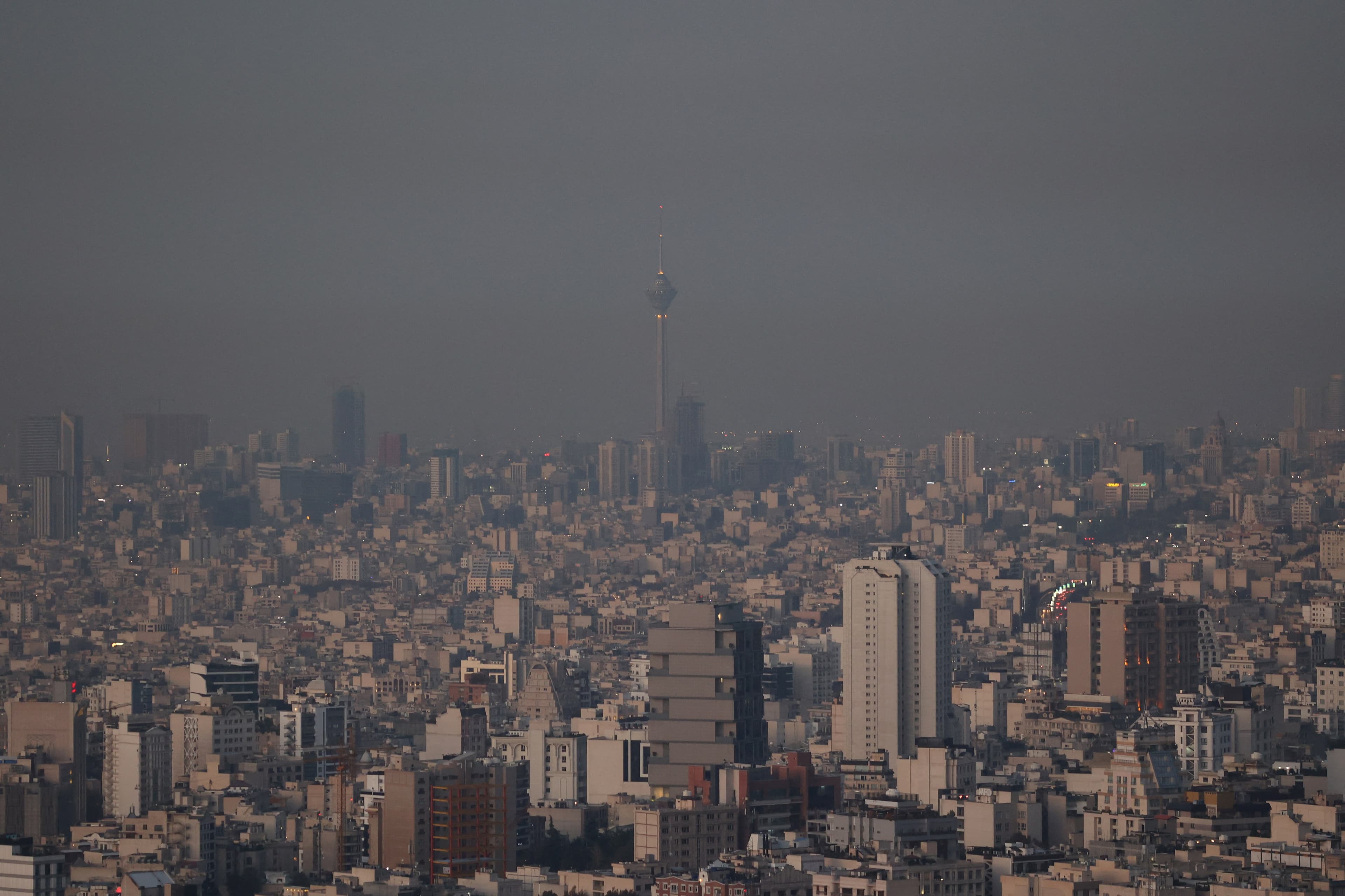 Fact Check: Five columns of smoke visible in Tehran after Israeli air strikes.