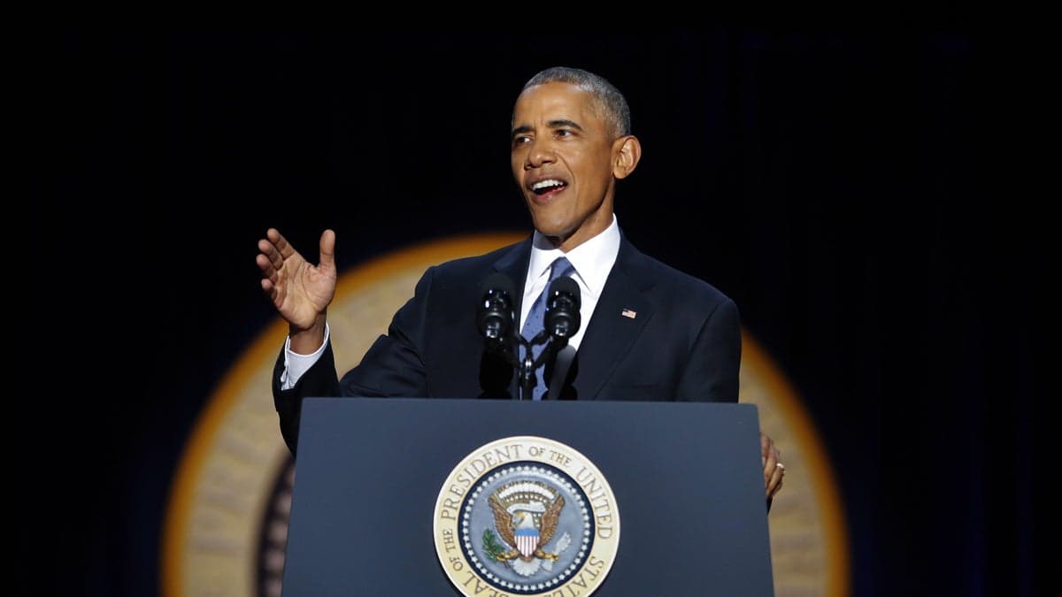 Fact Check: Obama remains optimistic despite warning about threats to democracy.