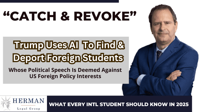 Fact Check: Political activism history could jeopardize student visa eligibility.