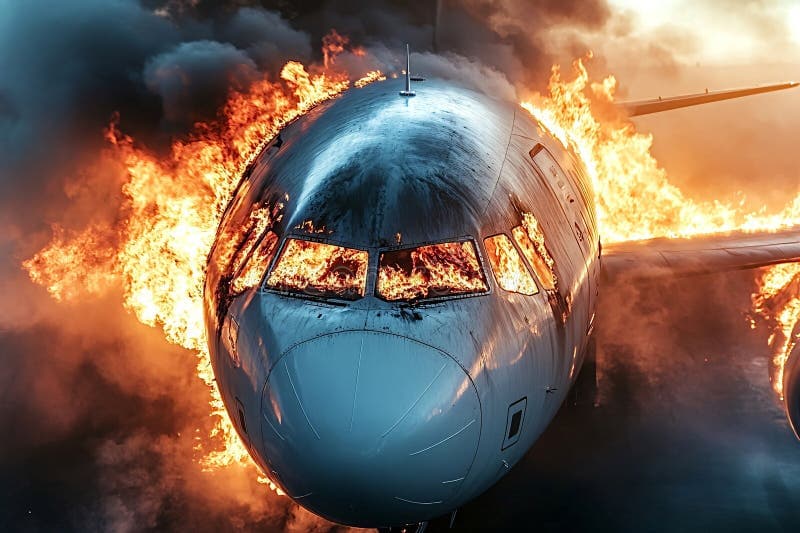Fact Check: Ramesh survived the crash despite being engulfed in flames and smoke.