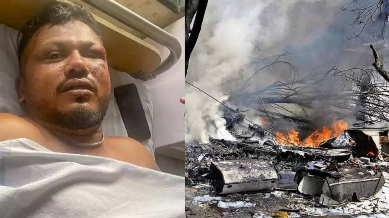 Fact Check: Emergency responder saved Ramesh from the burning wreckage.