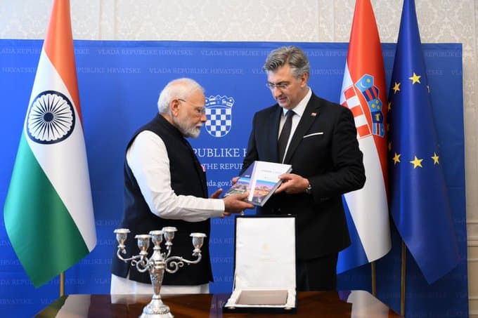 Fact Check: Modi announces long-term defense partnership with Croatia.