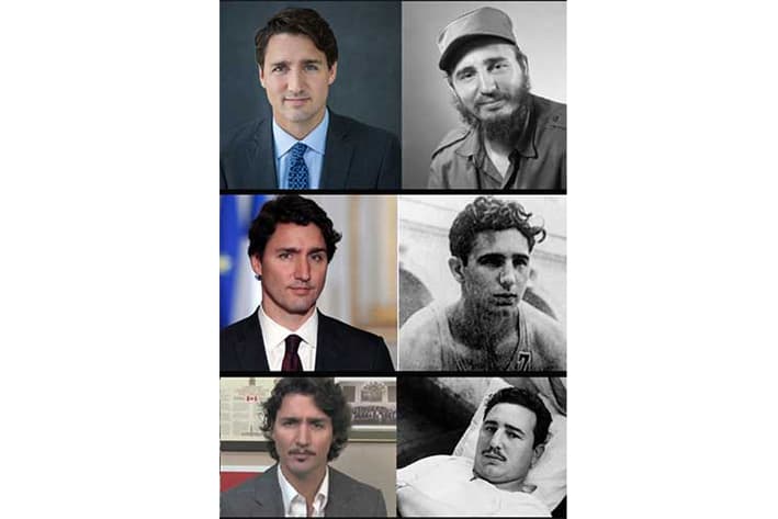 Fact Check: Justin Trudeau era hijo de Fidel Castro.