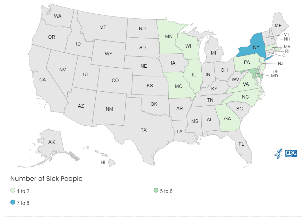 Fact Check: At least 17 people across 13 states are affected by the listeria outbreak.