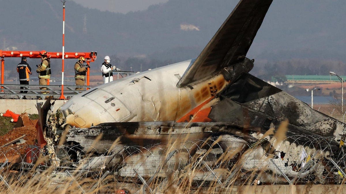 Fact Check: Mr. Ramesh survived a fiery plane crash, escaping through the fuselage.