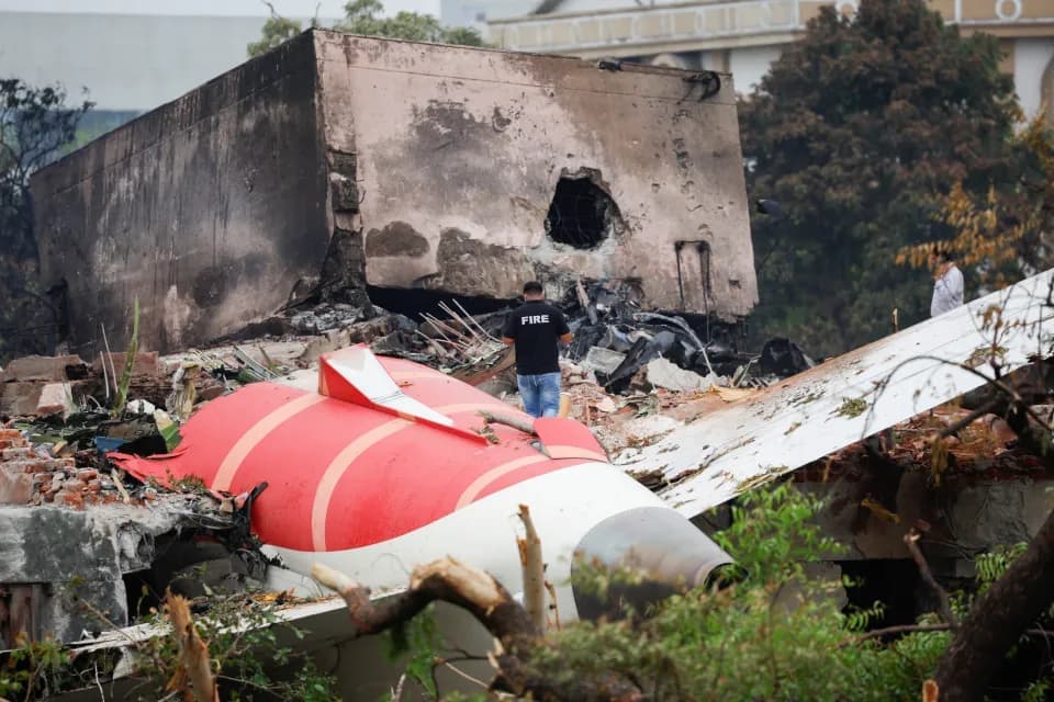 Fact Check: Ramesh attempted to return to the burning wreckage to find his brother.