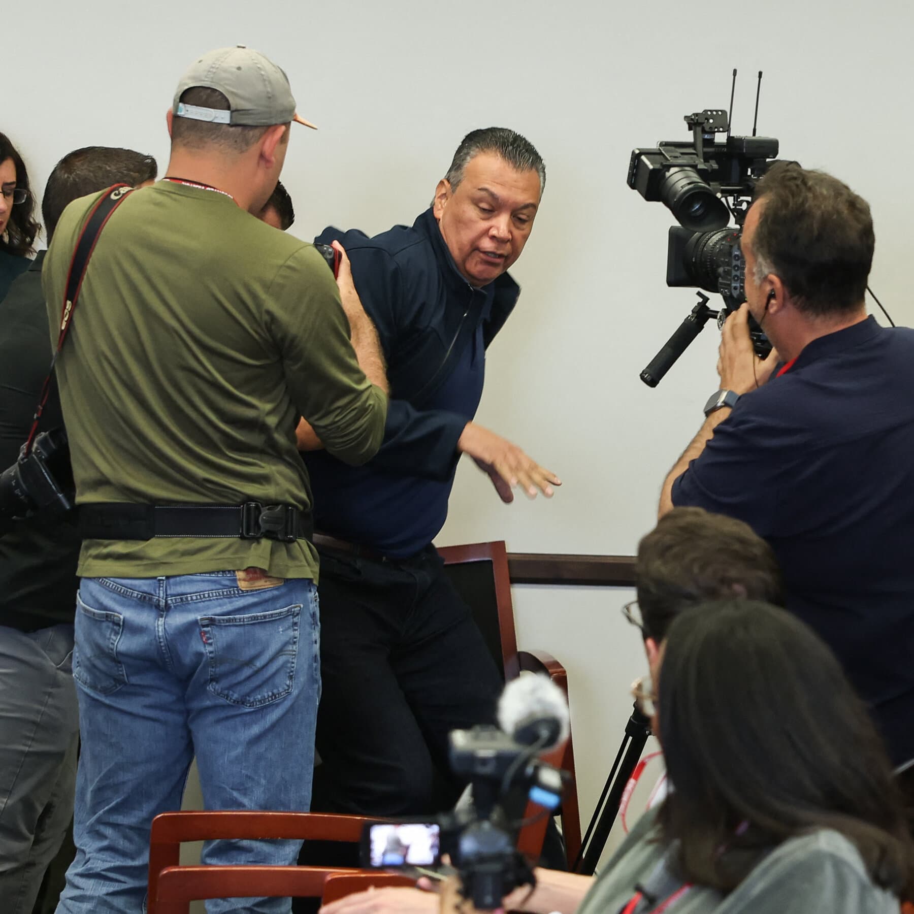Fact Check: Sen. Padilla was forcibly removed and handcuffed during a protest.