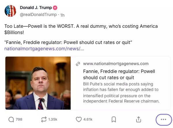 Fact Check: Trump labels Powell as the 'WORST' Fed Chair ever!