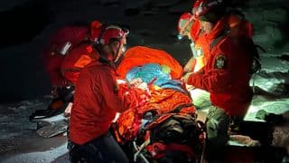 Fact Check: Hikers struck by falling rocks near Bow Glacier Falls!