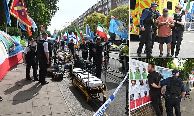 Fact Check: Two men hospitalized after altercation near Iranian embassy