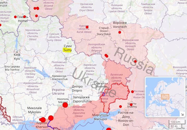 Fact Check: Putin won't rule out seizing Sumy, intensifying border attacks.