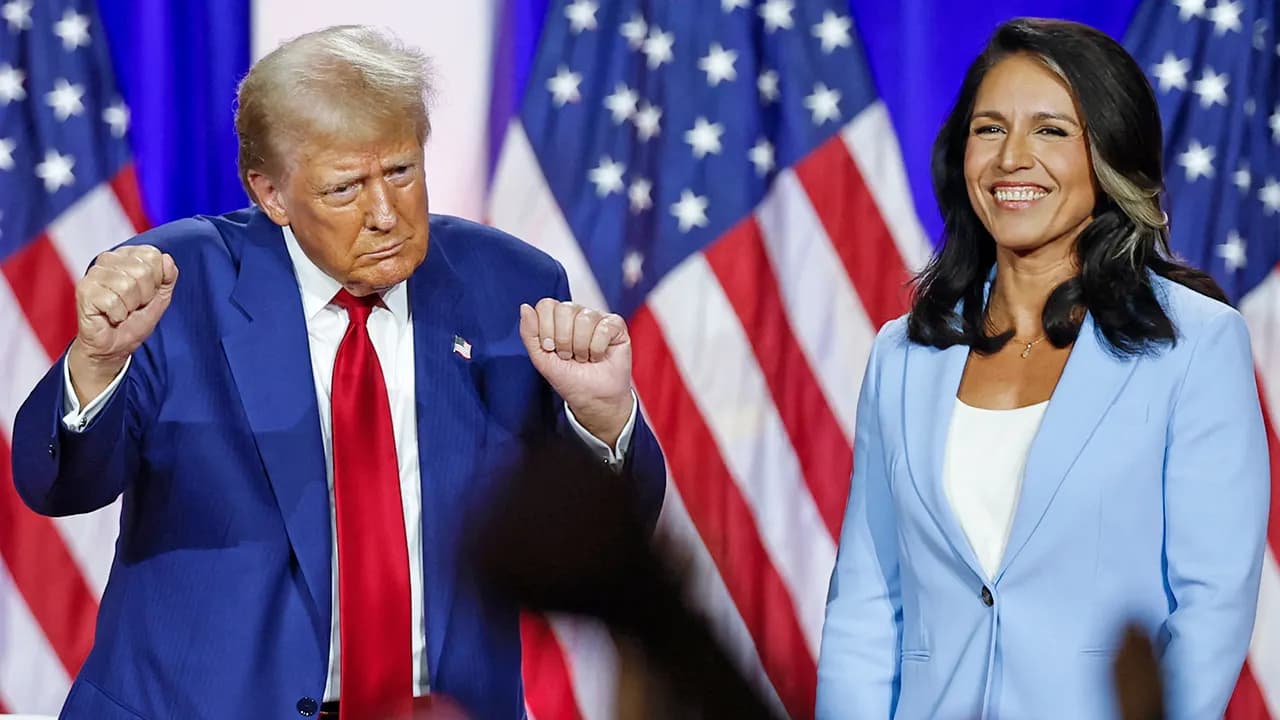 Fact Check: Trump's frustration with Gabbard stems from her criticism of political elites.