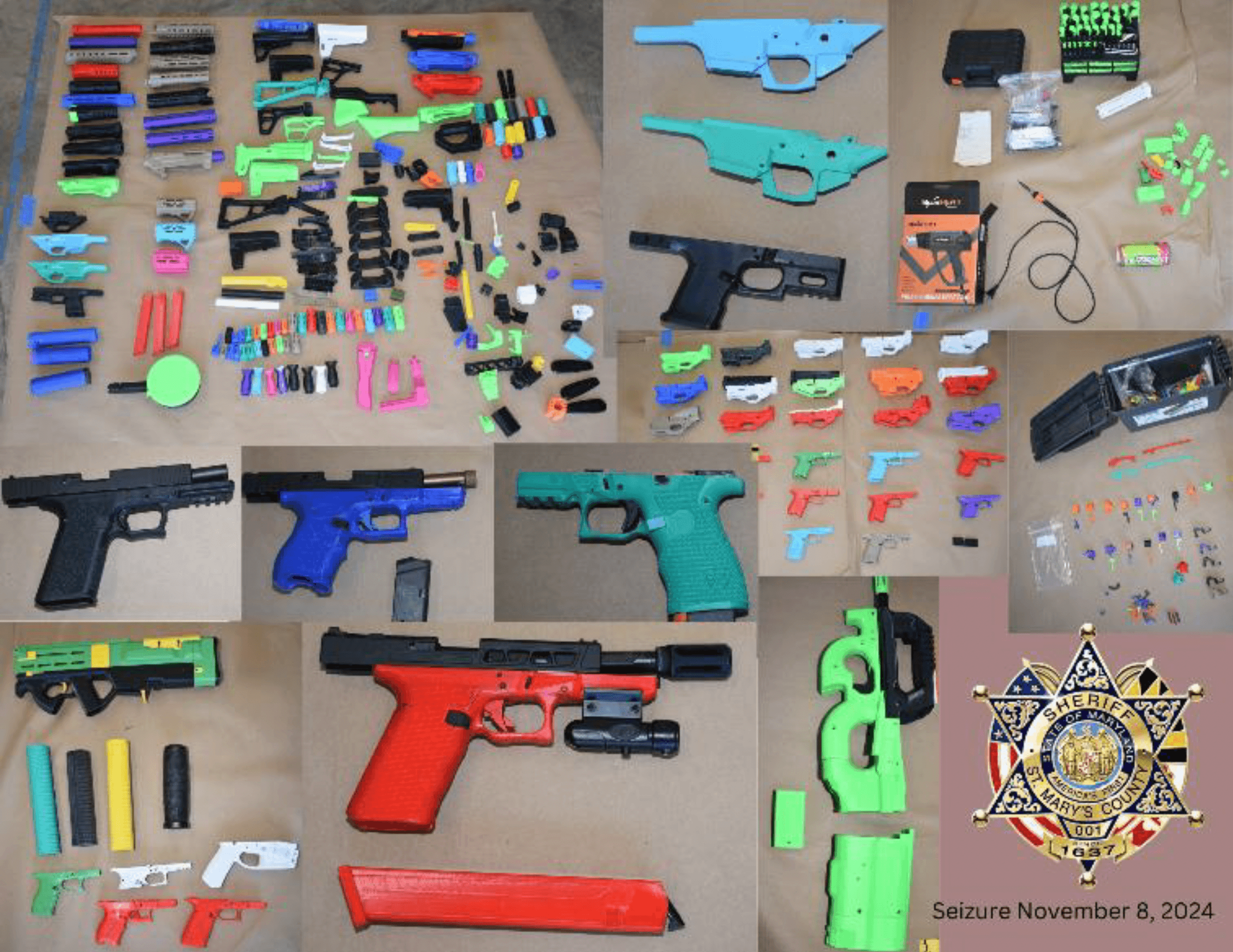 Fact Check: Seized weapons include 3D-printed firearms and explosives!