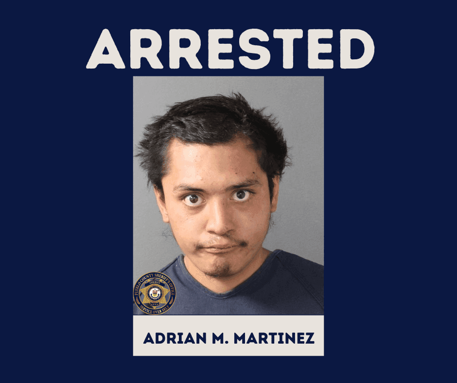 Fact Check: Adrian Martinez was arrested for allegedly blocking agents with a trash can.