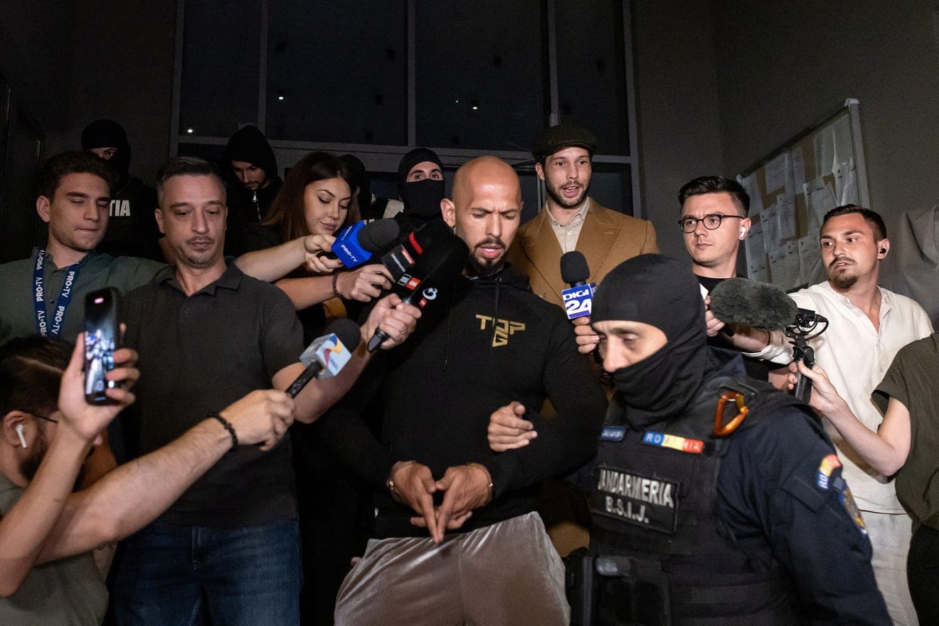 Fact Check: Tate brothers were arrested in Romania for human trafficking and rape allegations.