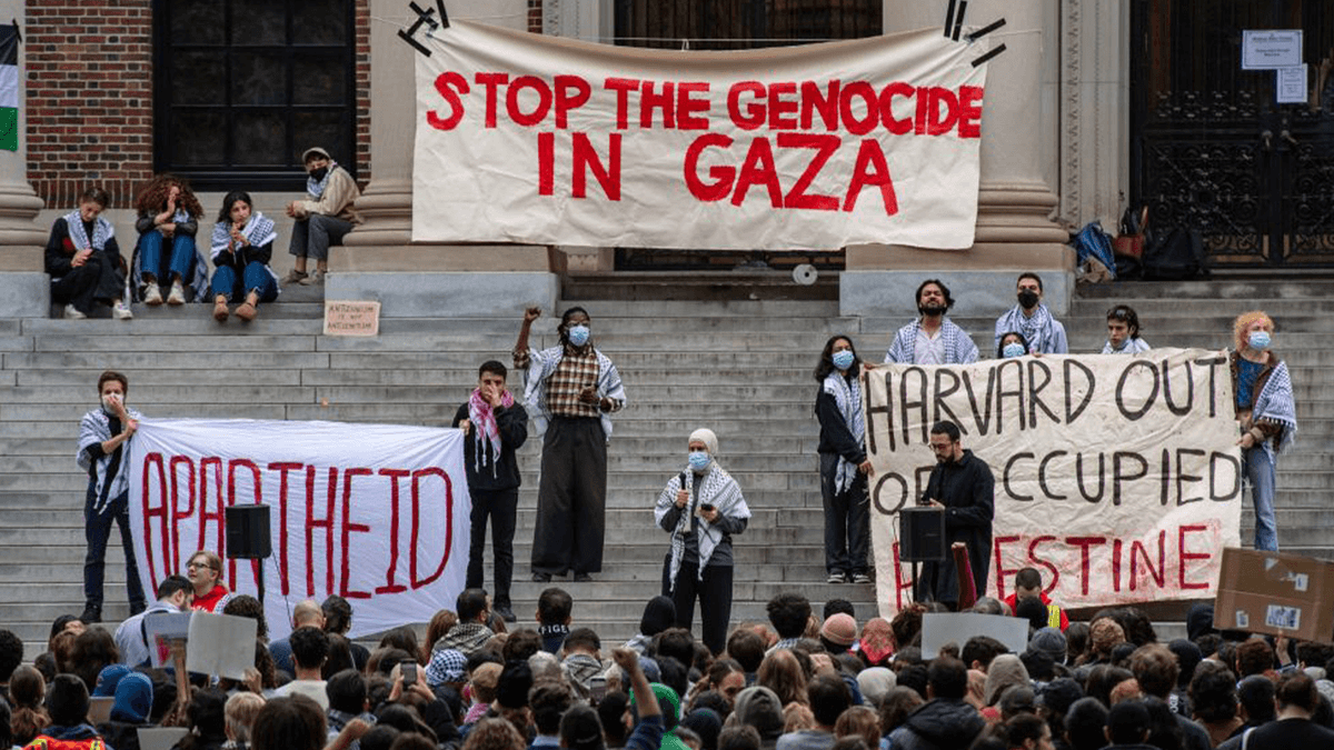 Fact Check: Students accuse Harvard of capitulating to White House pressure over Gaza speech.