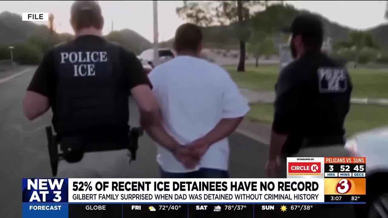 Fact Check: Over 40% of ICE detainees have no criminal record.