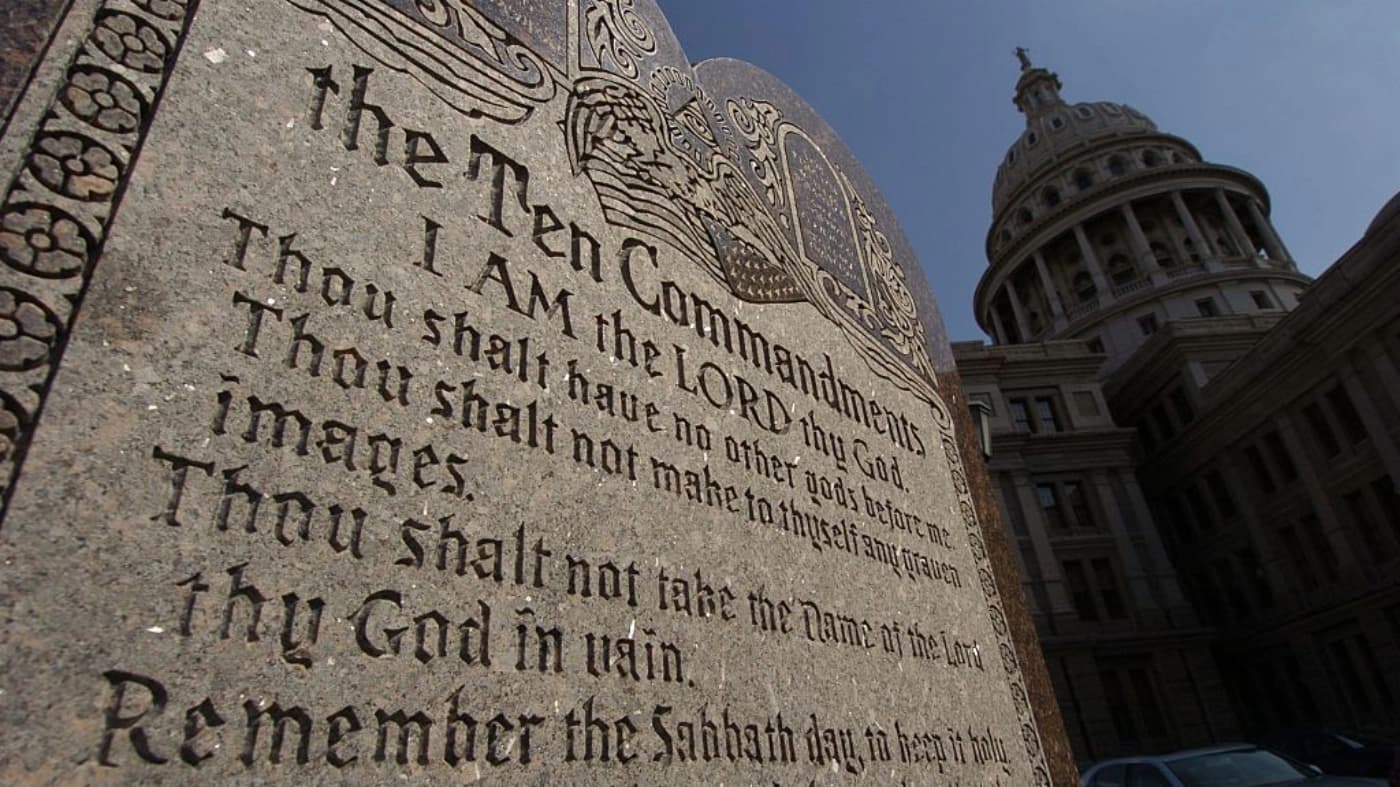 Fact Check: Similar Ten Commandments laws face legal challenges in Arkansas and Texas.