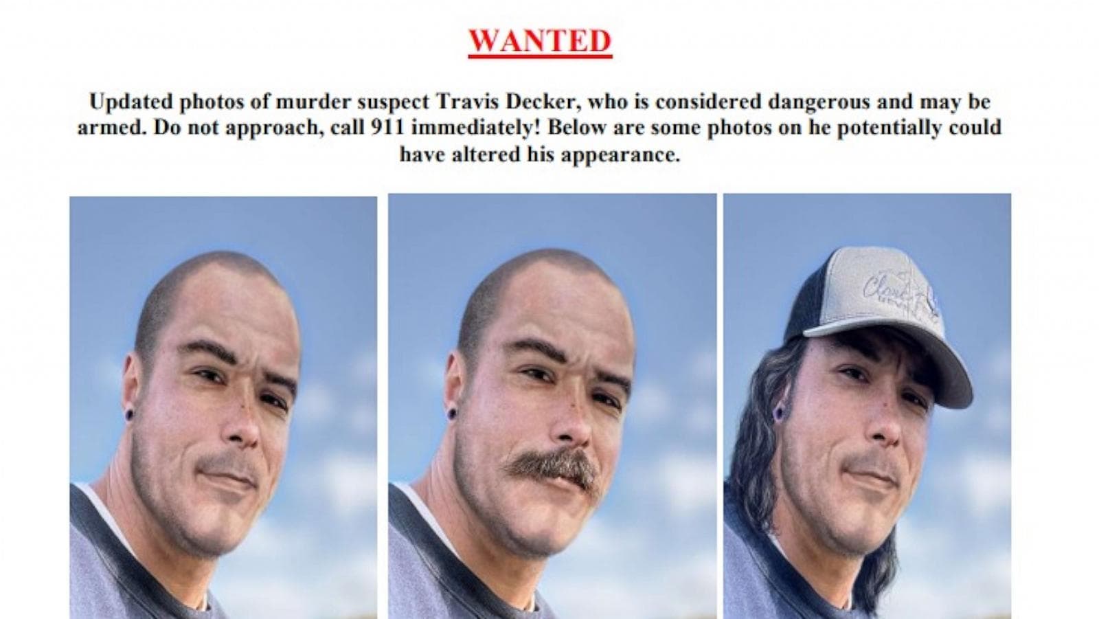 Fact Check: Authorities believe Decker is armed and dangerous but not a public threat.