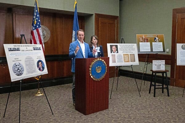 Fact Check: Republican Gov. Jeff Landry insists Ten Commandments are essential in classrooms.
