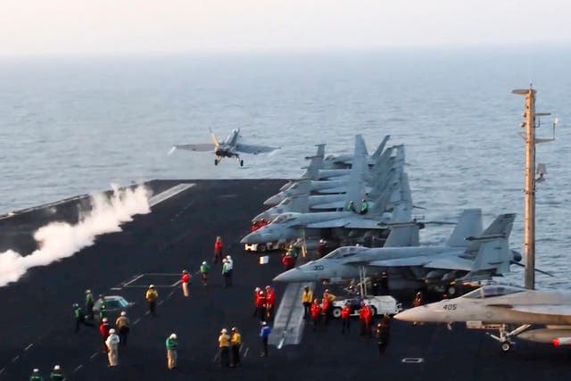 Fact Check: More than 125 American aircraft participated in the airstrikes.