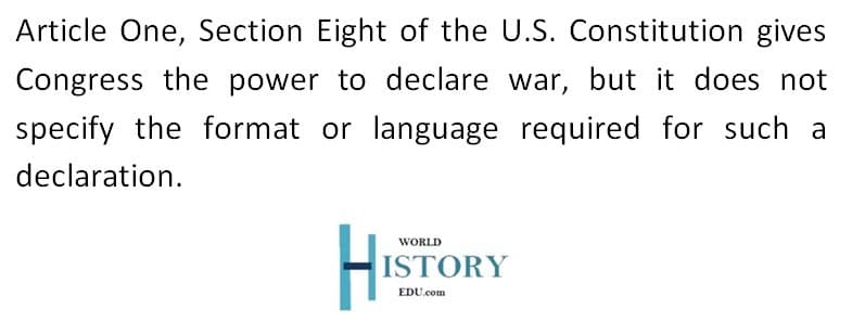 Fact Check: Congress hasn't formally declared war in over 80 years.