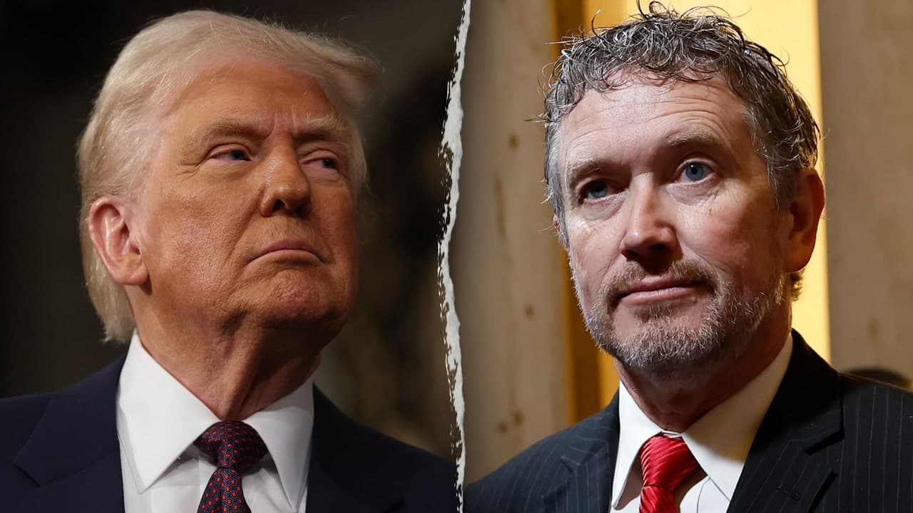 Fact Check: Trump labels Massie a 'pathetic LOSER' and 'lightweight'.