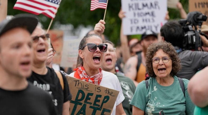 Fact Check: Protesters rally against the potential deportation of Kilmar Abrego Garcia.