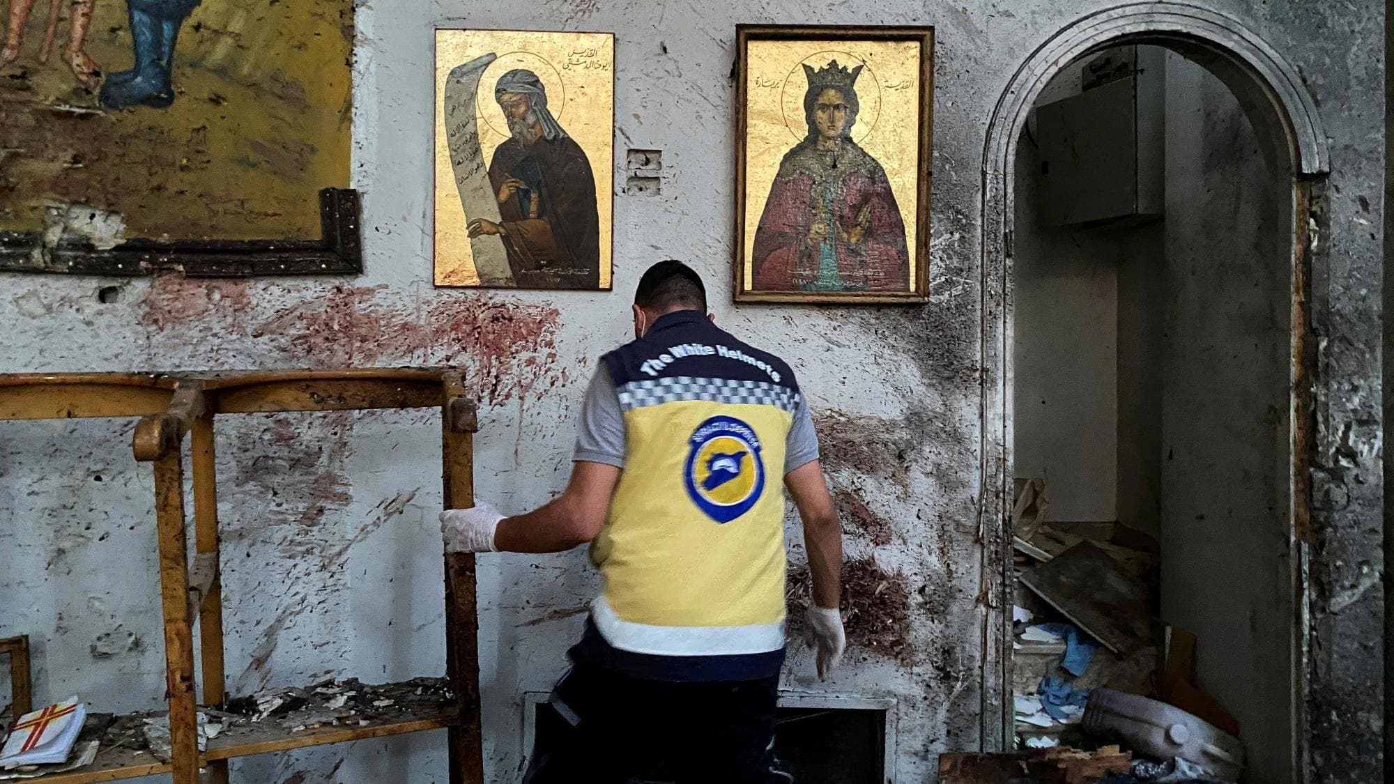 Fact Check: Islamic State affiliated attacker detonated explosive vest during church service.