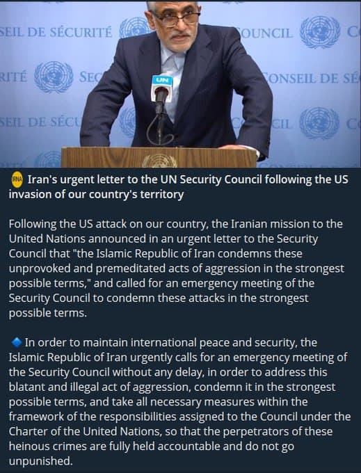 Fact Check: Iran calls for emergency U.N. Security Council meeting after U.S. attacks.